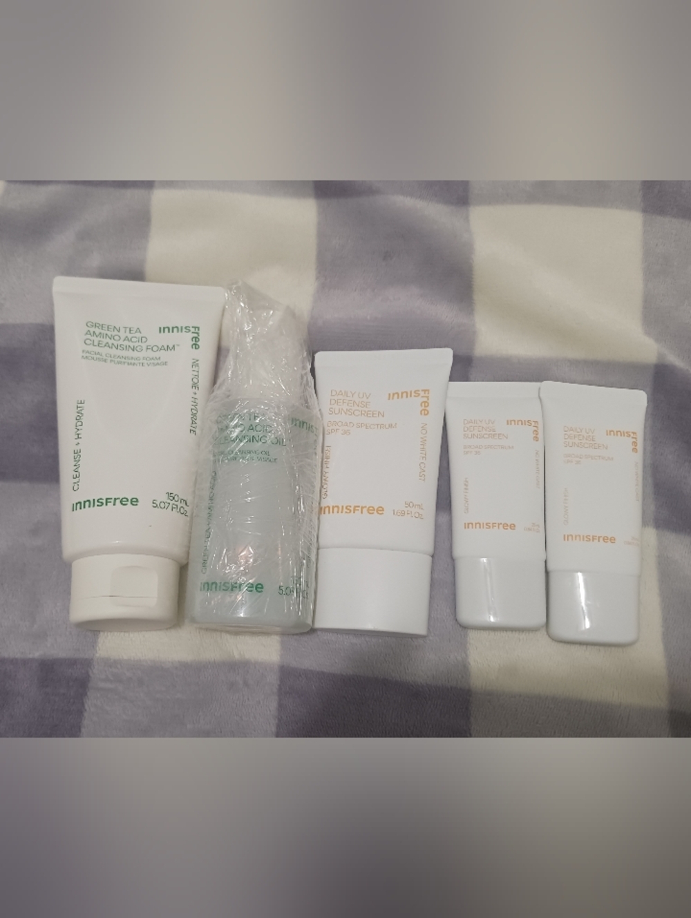 Innisfree korean skincare bundle 5 pieces